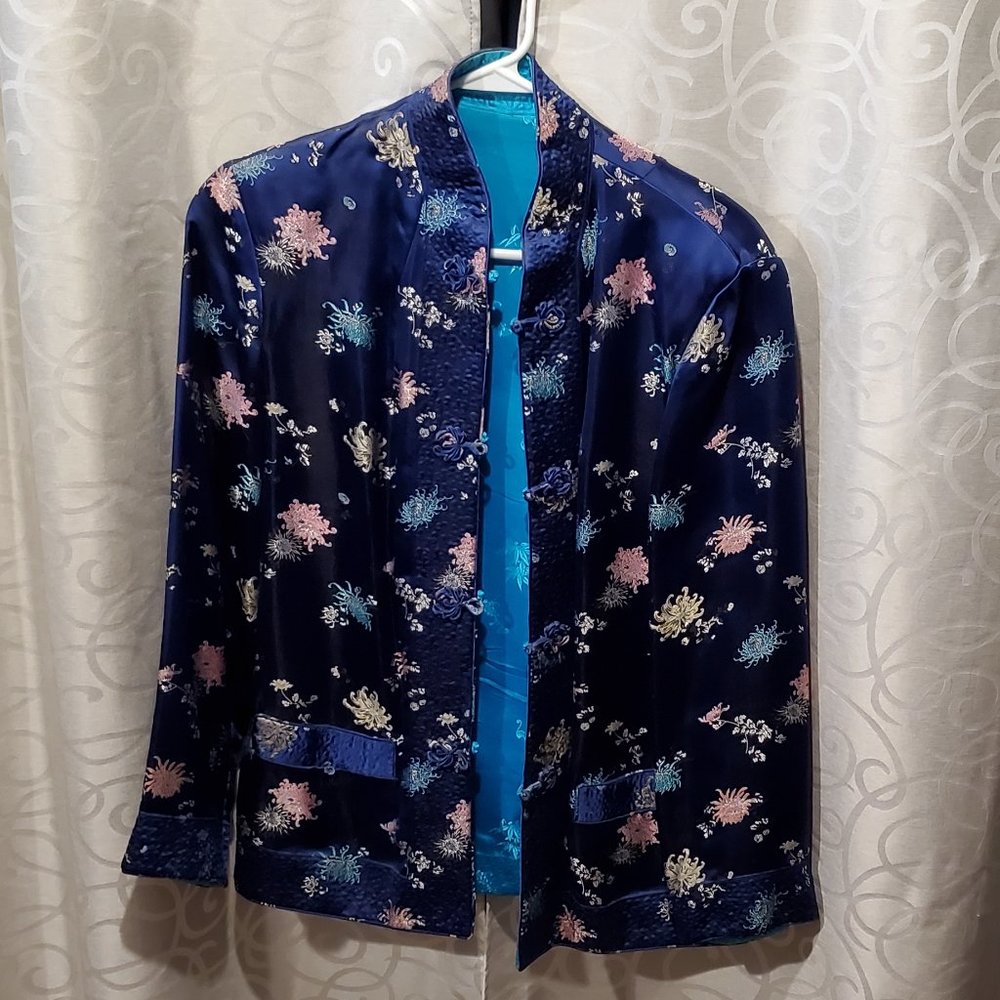 Reversible Silk Kimono Jacket